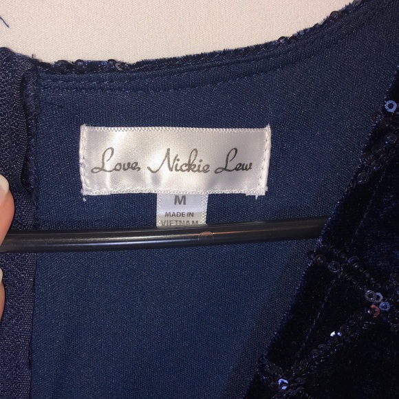 Gorgeous Velvet, Sequin Dress - Picture 3 of 8